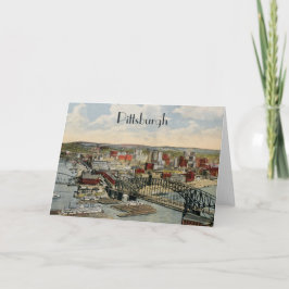 Die Pittsburgh-Punkt-Gruß-Karte 1931 Karte