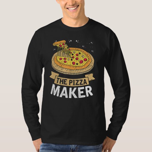 Die Pizza Maker Fast Food Käse Crust Liebe T-Shirt (Vorderseite)