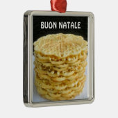"DIE PIZZELLE" ITALIENISCHE CHRISTMAS-ORNATION ORNAMENT AUS METALL (Rechts)