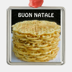 "DIE PIZZELLE" ITALIENISCHE CHRISTMAS-ORNATION ORNAMENT AUS METALL