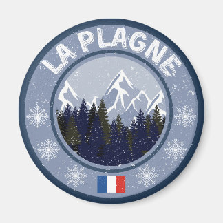 Die Plagne Station Magnet