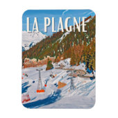 Die Plagne Station Magnet (Vertikal)