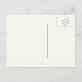 Die Pläne der blauen Christlichen Bibel Postkarte (Rückseite)