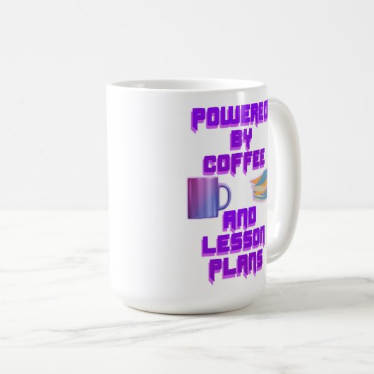 Die Pläne für Kaffee und Lektion Kaffeetasse (VorderseiteRechts)