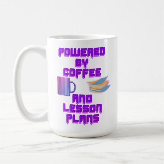 Die Pläne für Kaffee und Lektion Kaffeetasse (Links)