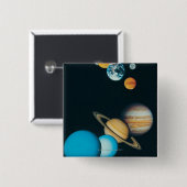 Die Planeten Button (Vorne & Hinten)