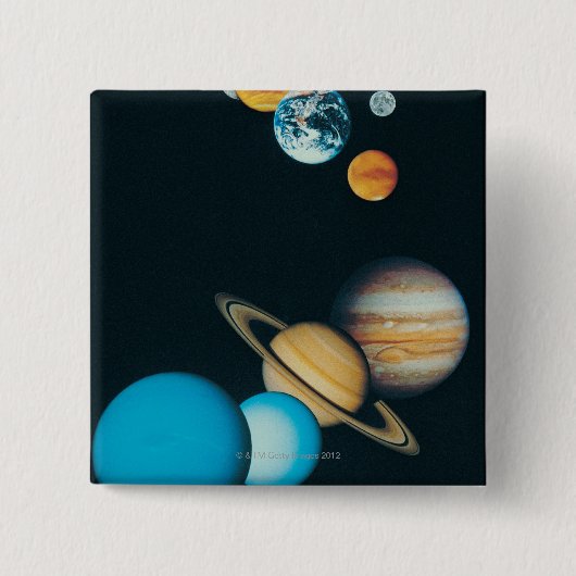 Die Planeten Button (Vorderseite)
