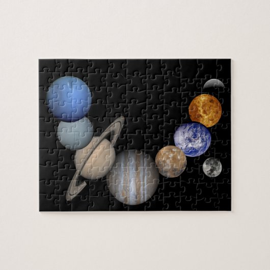 Die Planeten der Sonnensysteme in unserer Galaxie Puzzle (Horizontal)