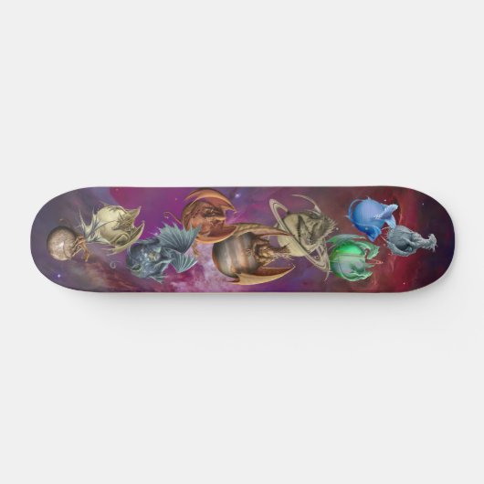 Die Planeten-Drachen Skateboard (Horizontal)