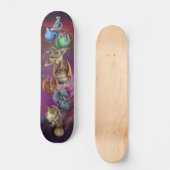 Die Planeten-Drachen Skateboard (Vorderseite)