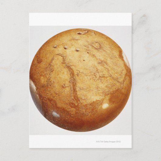 Die Planeten-Mars, Illustration Postkarte (Vorderseite)