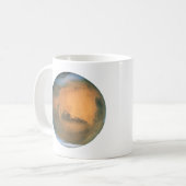 Die Planeten-Mars Kaffeetasse (Vorderseite Links)