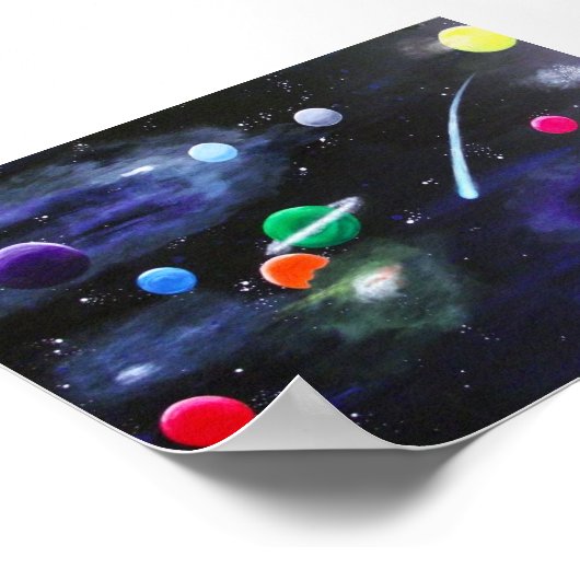Die Planeten Poster (Ecke)
