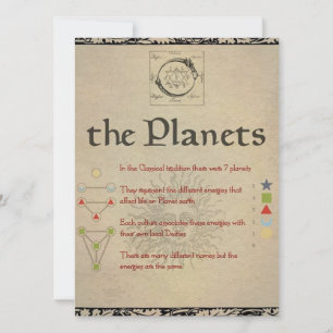 Die Planeten "SOL" Buch der Schatten-Seite