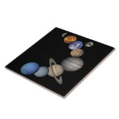 Die Planeten unseres Sonnensystems dekorative Tile Fliese (Seite)