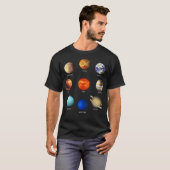 Die Planeten unseres Sonnensystems T-Shirt (Vorne ganz)