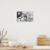 Die Planetensysteme Poster (Küche)