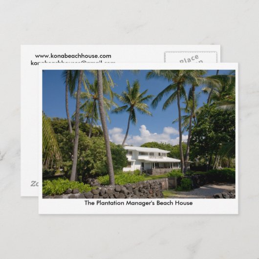 Die Plantage Manager Postkarte (Vorne/Hinten)