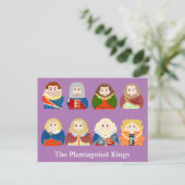 Die Plantagenet-Könige Postkarte (Stehend Vorderseite)