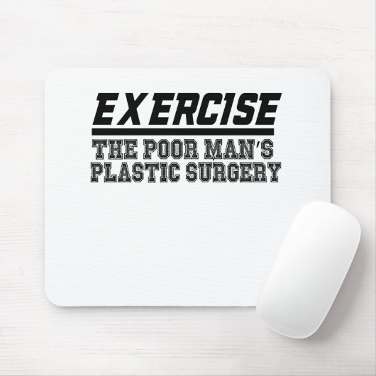 Die plastische Operation des armen Mannes ausüben Mousepad (Mit Mouse)