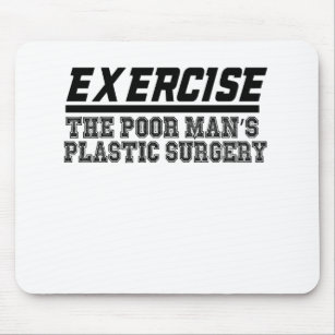 Die plastische Operation des armen Mannes ausüben Mousepad