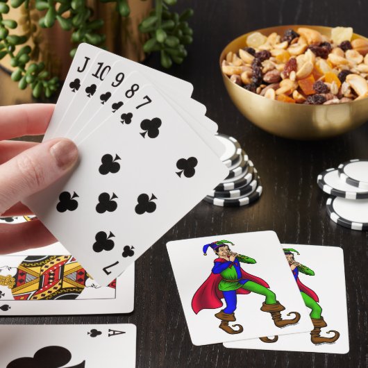 Die Plattform des Jokers durch Blaise Gauba Spielkarten (In Situ)