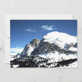 Die Plattkofel und die Langkofel Italien Ferienkar Feiertagskarte