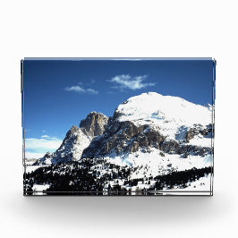 Die Plattkofel und die Langkofel Italien Ferienkar Fotoblock