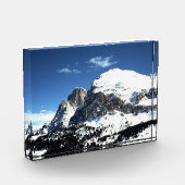 Die Plattkofel und die Langkofel Italien Ferienkar Fotoblock (Links)