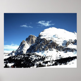 Die Plattkofel und die Langkofel Italien Ferienkar Poster