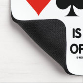 Die Platzierung der Schlüsselkarte ist der Name de Mousepad (Ecke)