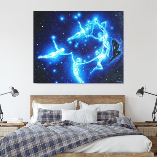 Die Pleiades Leinwanddruck (Insitu (Schlafzimmer))