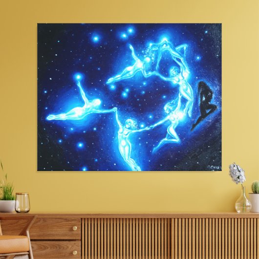 Die Pleiades Leinwanddruck (Insitu (Wohnzimmer))