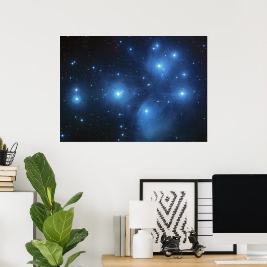 Die Pleiades. Poster (Heimbüro)
