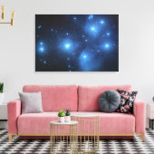 Die Pleiades's Sternhaufen alias Die 7 Schwestern. Leinwanddruck (Insitu (Wohnzimmer))