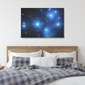 Die Pleiades's Sternhaufen alias Die 7 Schwestern. Leinwanddruck (Insitu (Schlafzimmer))