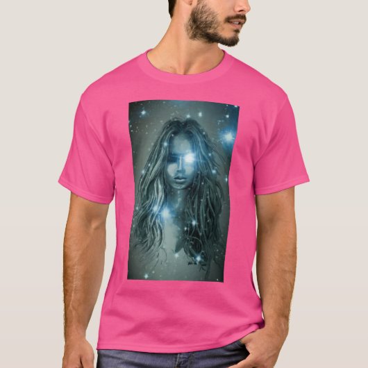 Die Pleiadische Himmelsversion T-Shirt (Vorderseite)