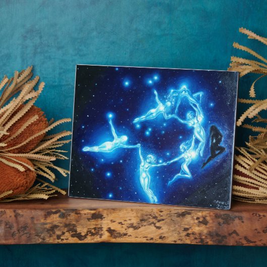 Die Pleiads oder die sieben Schwestern, Fotoplatte (Seite)