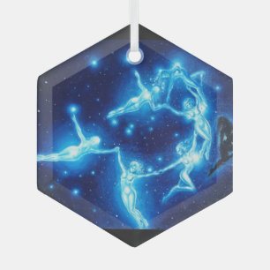 Die Pleiads oder die sieben Schwestern, Ornament Aus Glas