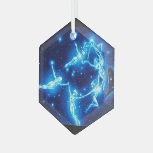 Die Pleiads oder die sieben Schwestern, Ornament Aus Glas (Vorderseite Links)