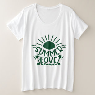 Die Plus-Größe der Summer Women Große Größe T-Shirt