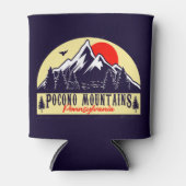 Die Poconos Pennsylvania PA Berggeschenk Retro Dosenkühler (Vorderseite)