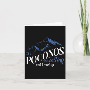 Die Poconos rufen, und ich muss hingehen Berg Hik Karte