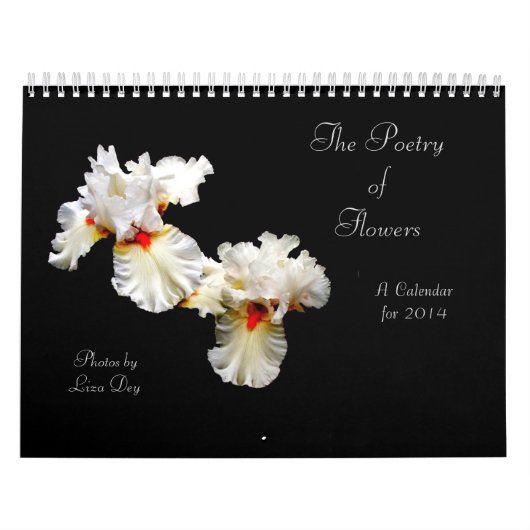 "Die Poesie des Kalenders der Blumen 2014 Kalender (Titelbild)