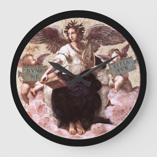 DIE POETRY GROßE WANDUHR (Vorderseite)