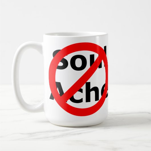 Die PoHo Soul-Schmerz-Verhinderungs-Tasse Kaffeetasse (Links)