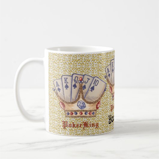 Die Poker King-Tasse Kaffeetasse (Links)