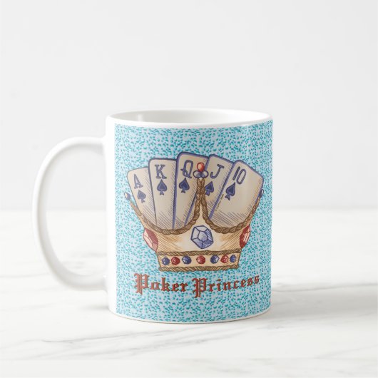 Die Pokerprinzessin Kaffeetasse (Links)