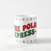 Die Polar-Express-O-Schneeflocke Kaffeetasse (Mittel)