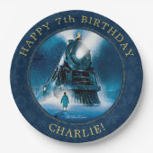 Die Polar Express Pajama Slumber-Party-Papierplatt Pappteller (Vorderseite)